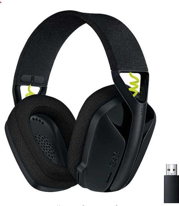 Logitech G435 LIGHTSPEED — auriculares novos, caixa fechada