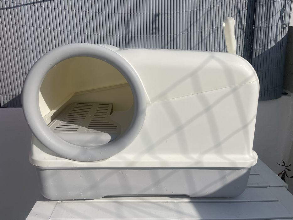 Casa de banho para gatos
