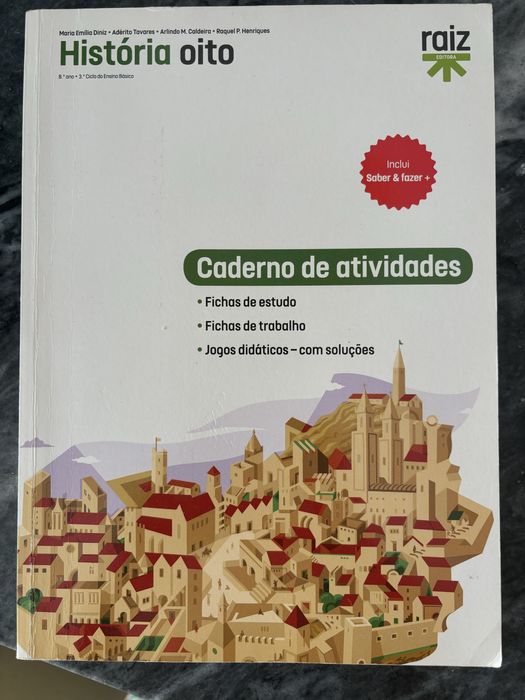 Caderno de atividades História 8
