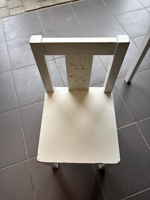 Stolik i krzesło dla dzieci Ikea