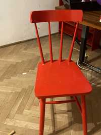 Krzeslo czerwone Ikea