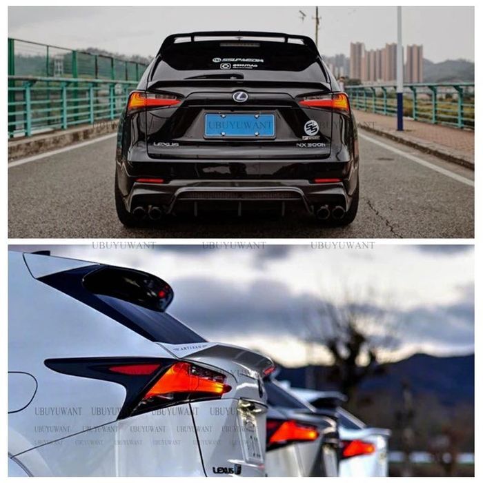 Спойлер на Lexus NX накладка на багажник ляду бленда антикрыло лексус