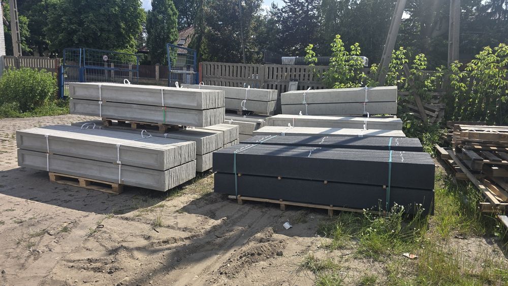 Podmurówka szara zbrojona h25cm ramka