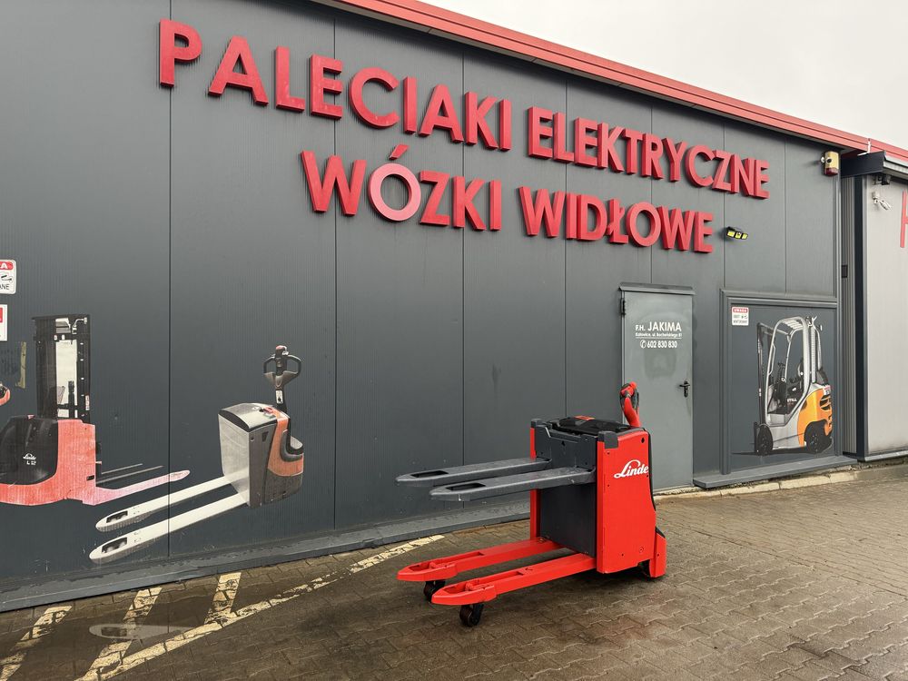 Paleciak elektryczny Linde T 16 L 2017 r 800 kg 70 cm wózek