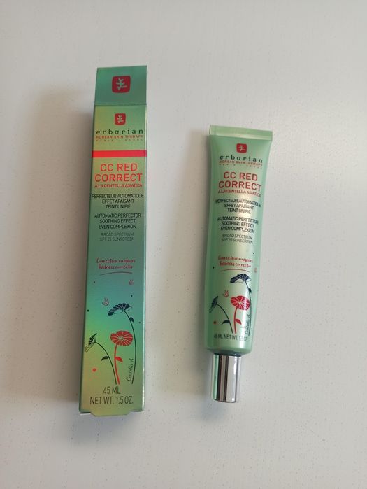 Erborian krem cc red correct zaczerwienienia wyrównanie kolorytu