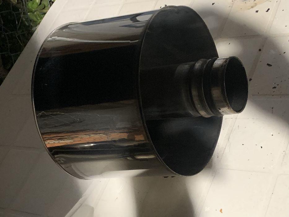 Chapéu de salamandra em inox