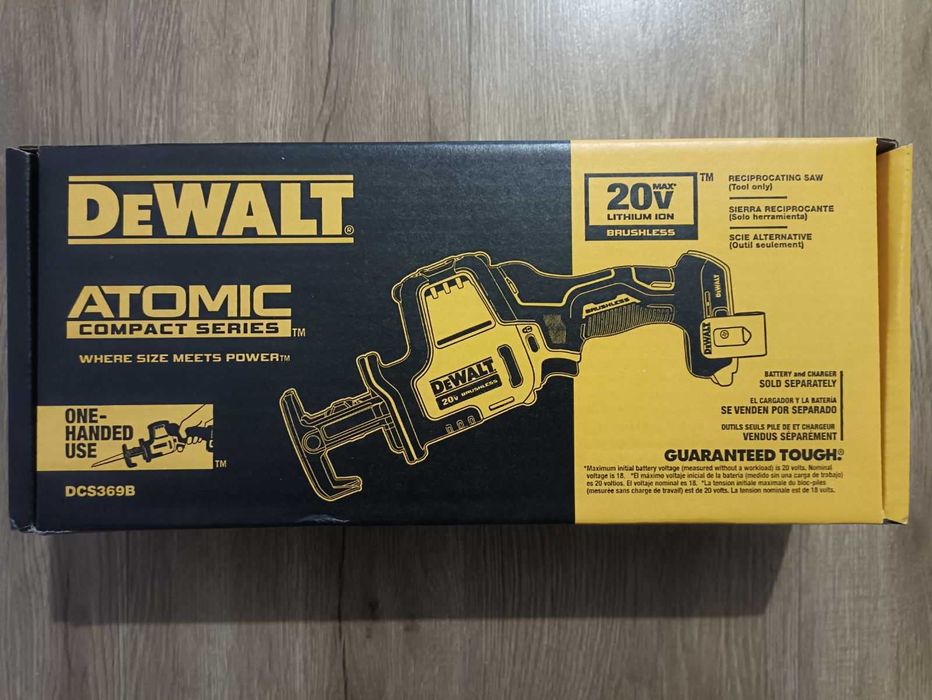 Dewalt DCS369 20V безщіткова сабельна пила, ножовка