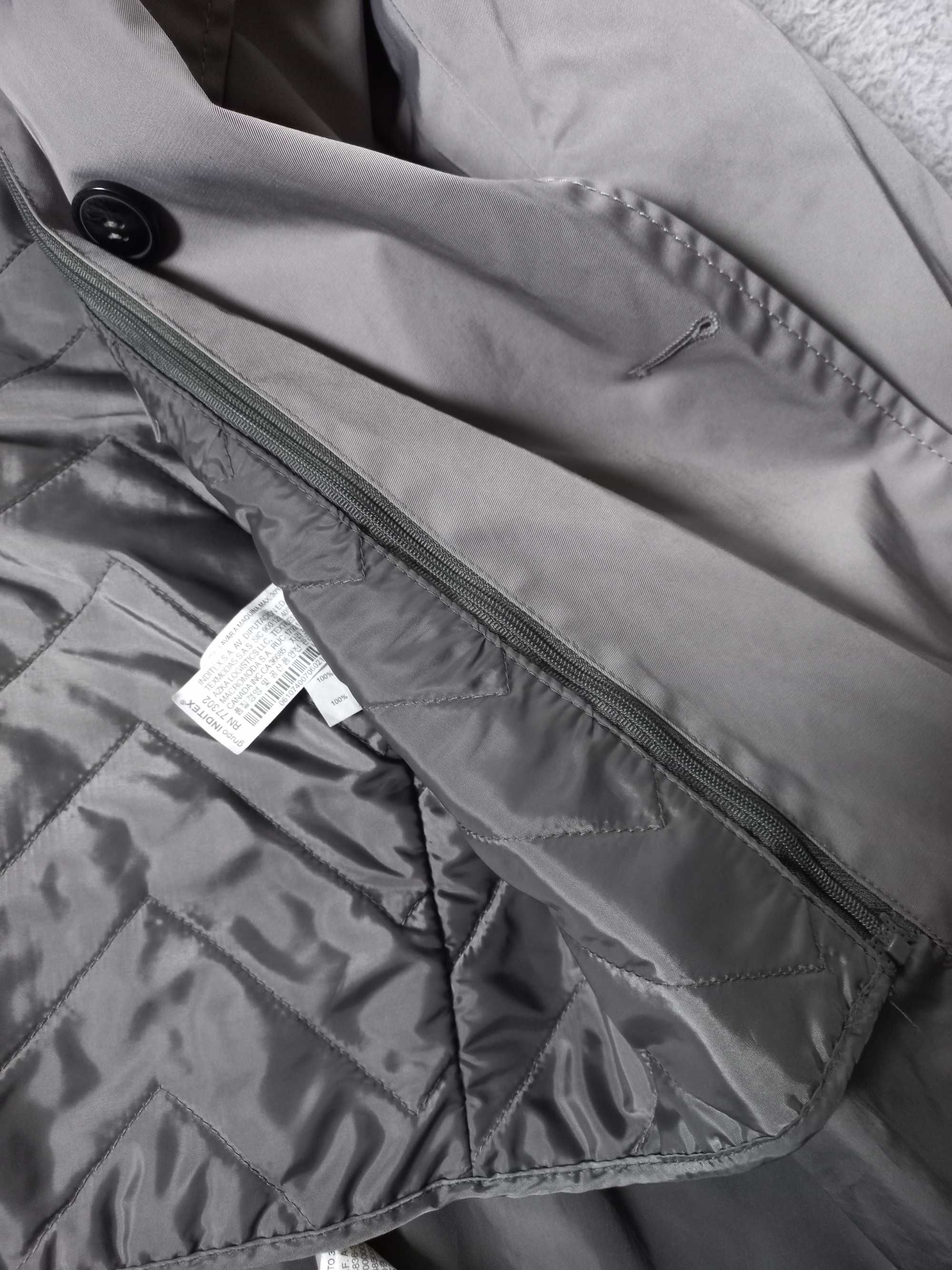 ZARA MEN Kurtka kurteczka + podpinka płaszcz płaszczyk trencz  S / 46