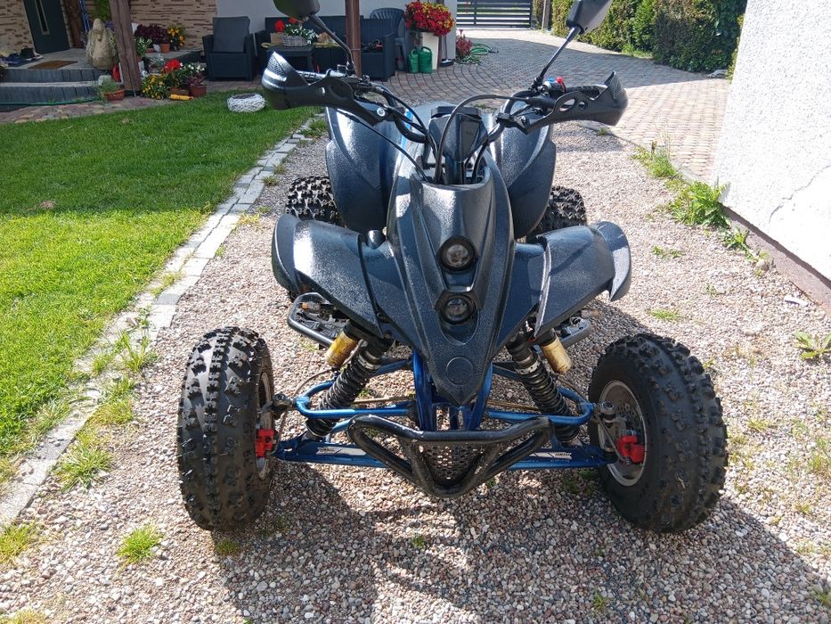 Quad Shineray Spyder 250 chłodzony cieczą , amortyzatory gazowe