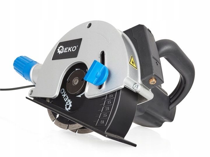 Elektryczna Bruzdownica Do Betonu Ze Wskaźnikiem Laserem 2 Tarcze 1700