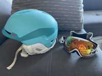 Kask Salomon W Scuba plus gogle carrera