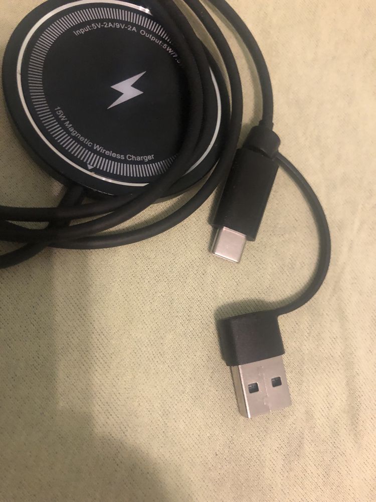 Ładowarka 30w magsafe z przewodem i przejściówką
