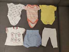 Детские бодики, футболка, шорты и штанишки размер 50-56