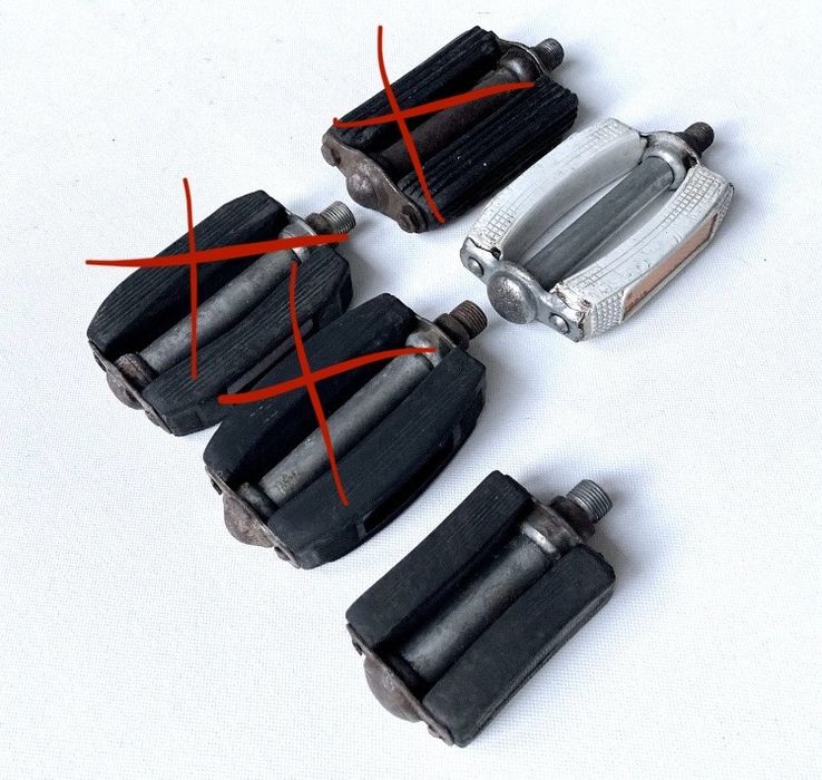 Części rowerowe PRL stare rowery Romet Wigry Czajka…pedały