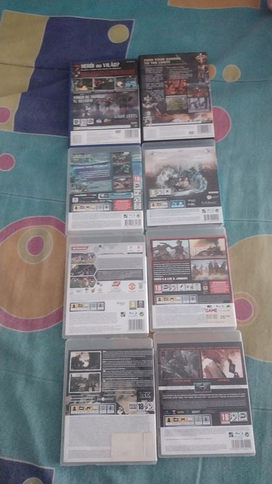 Lote 8 jogos ps2 e ps3