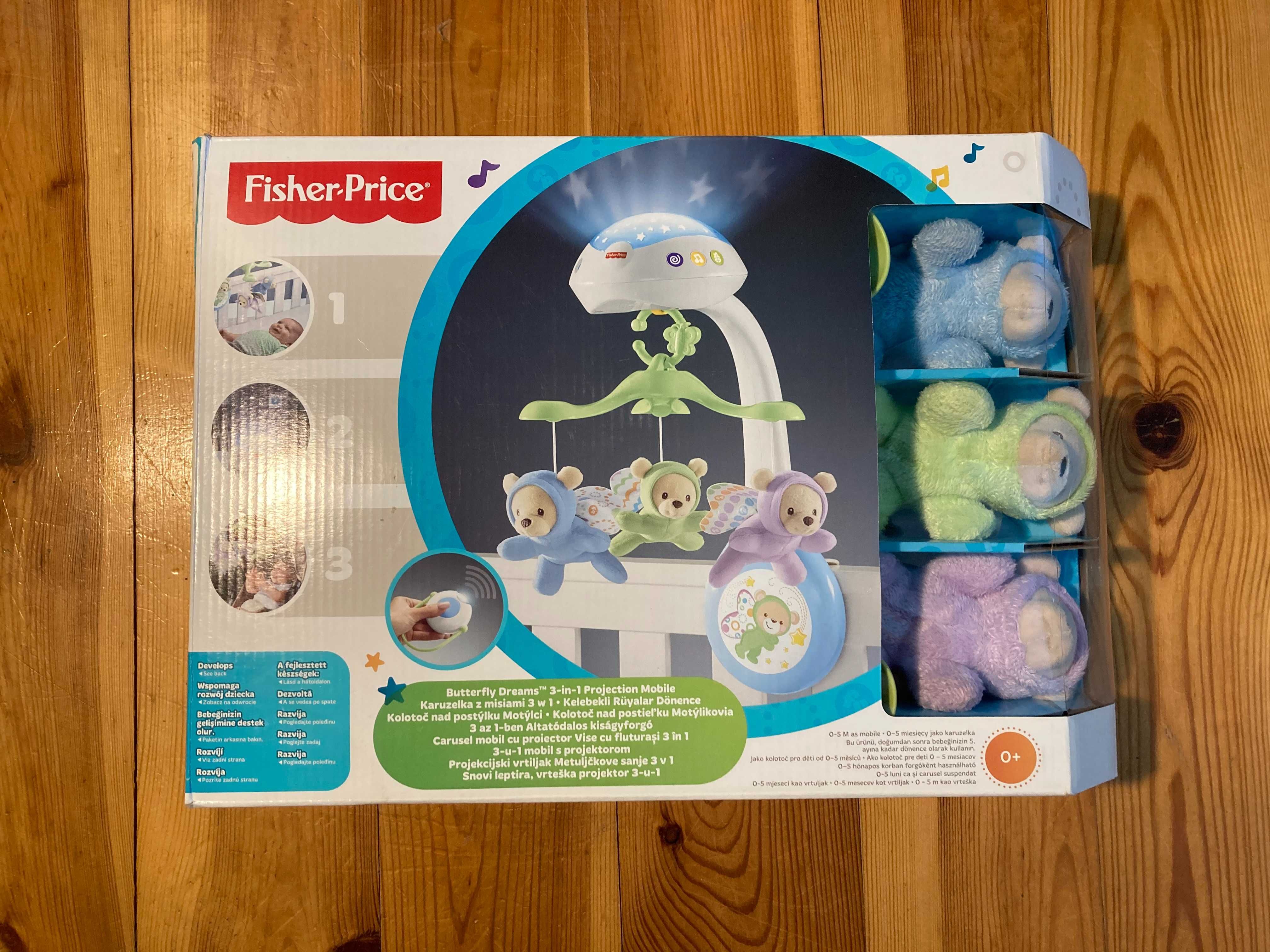 Karuzela Fisher-Price Butterfly Dreams 3w1