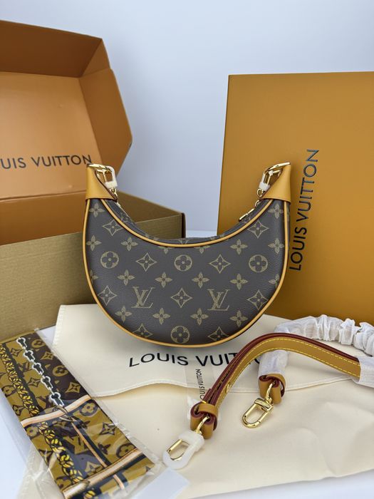 Сумка Louis Vuitton Loop Brown шкіра | коричнева