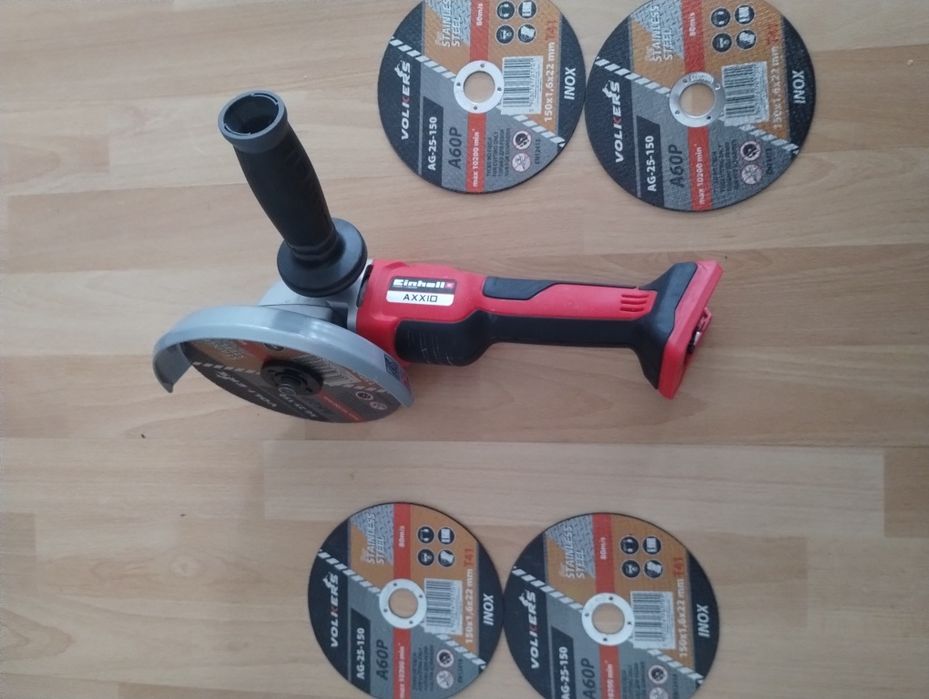 Szlifierka kątowa akumulatorowa Einhell Axxio 18/150