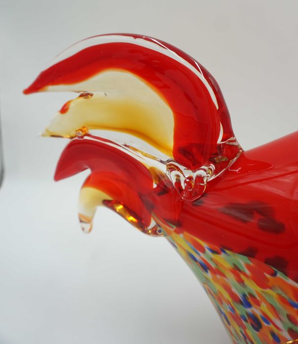 duża figura szklana szkło styl murano