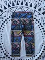 Legginsy spodnie kolorowe wzorki 92 Lindex
