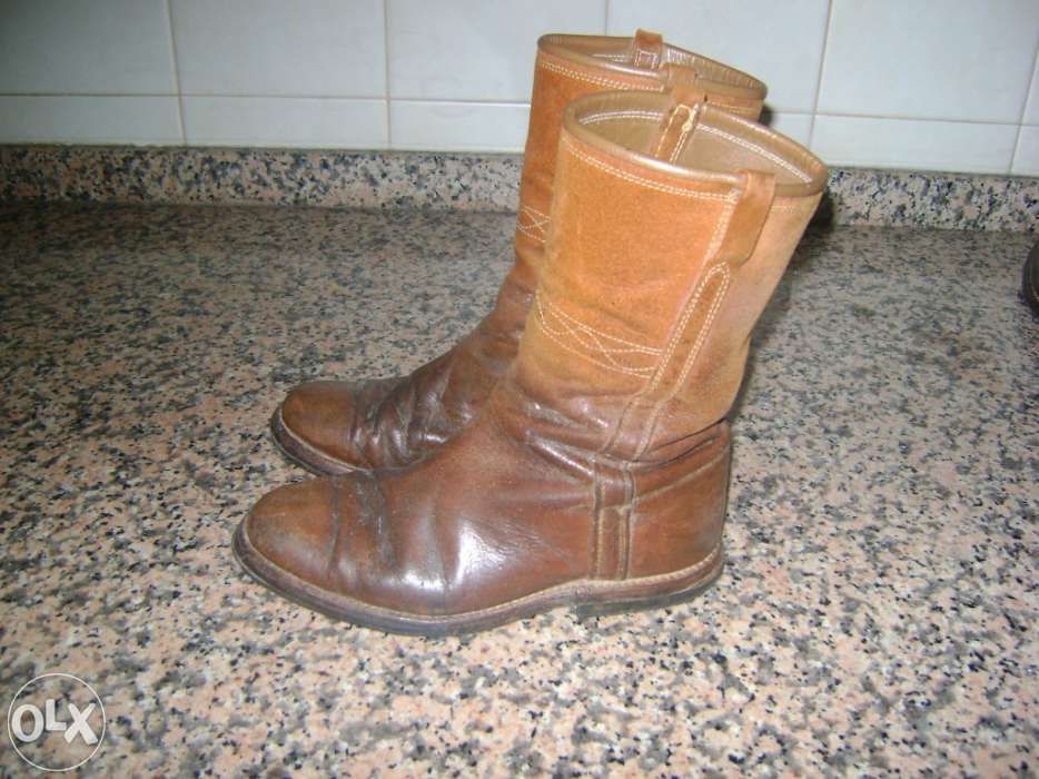 Botas em couro nº36