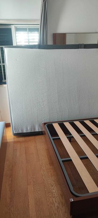 Cama + estrado + colchão EMMA 160x200