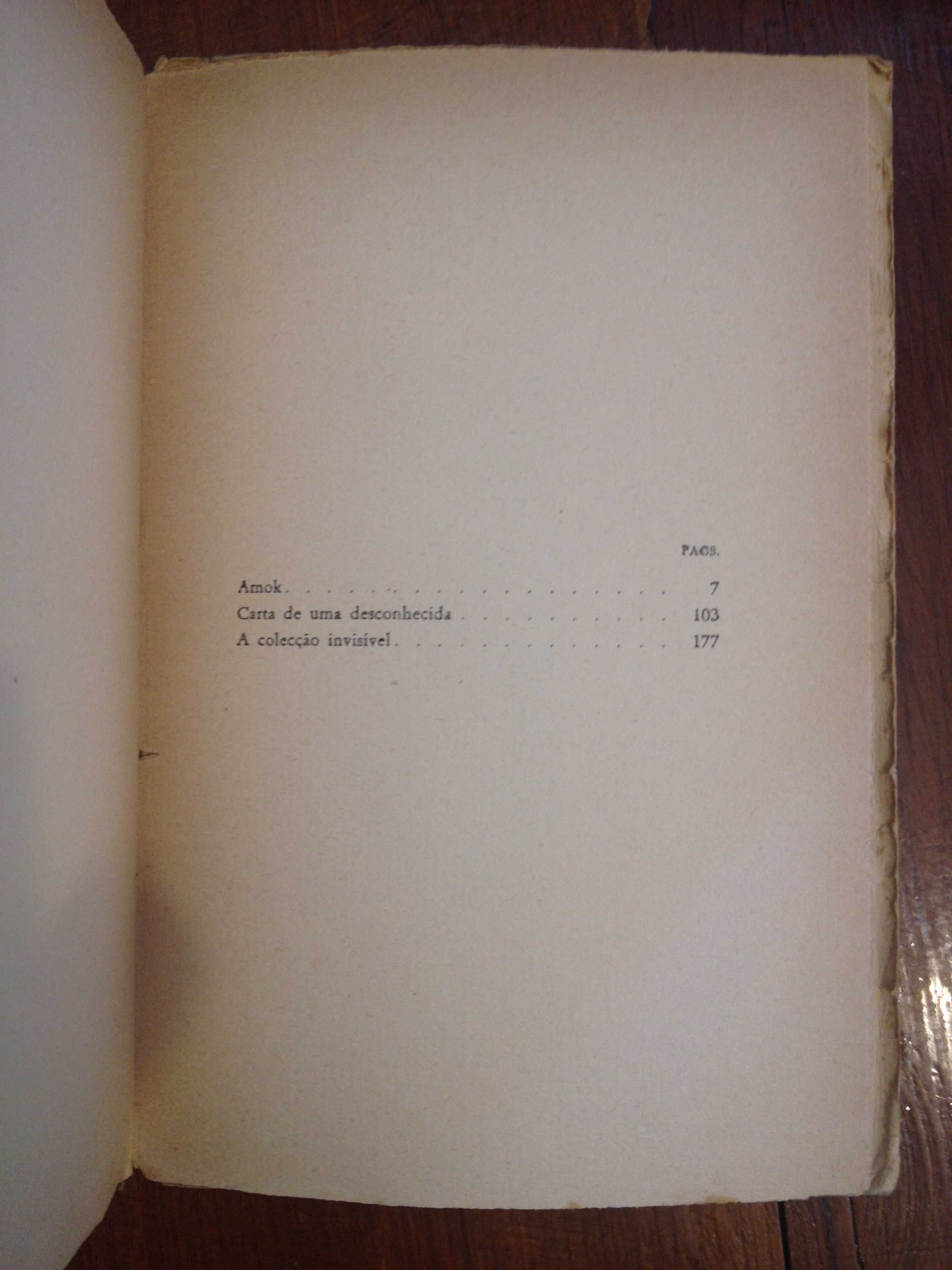 Stefan Zweig - Amok