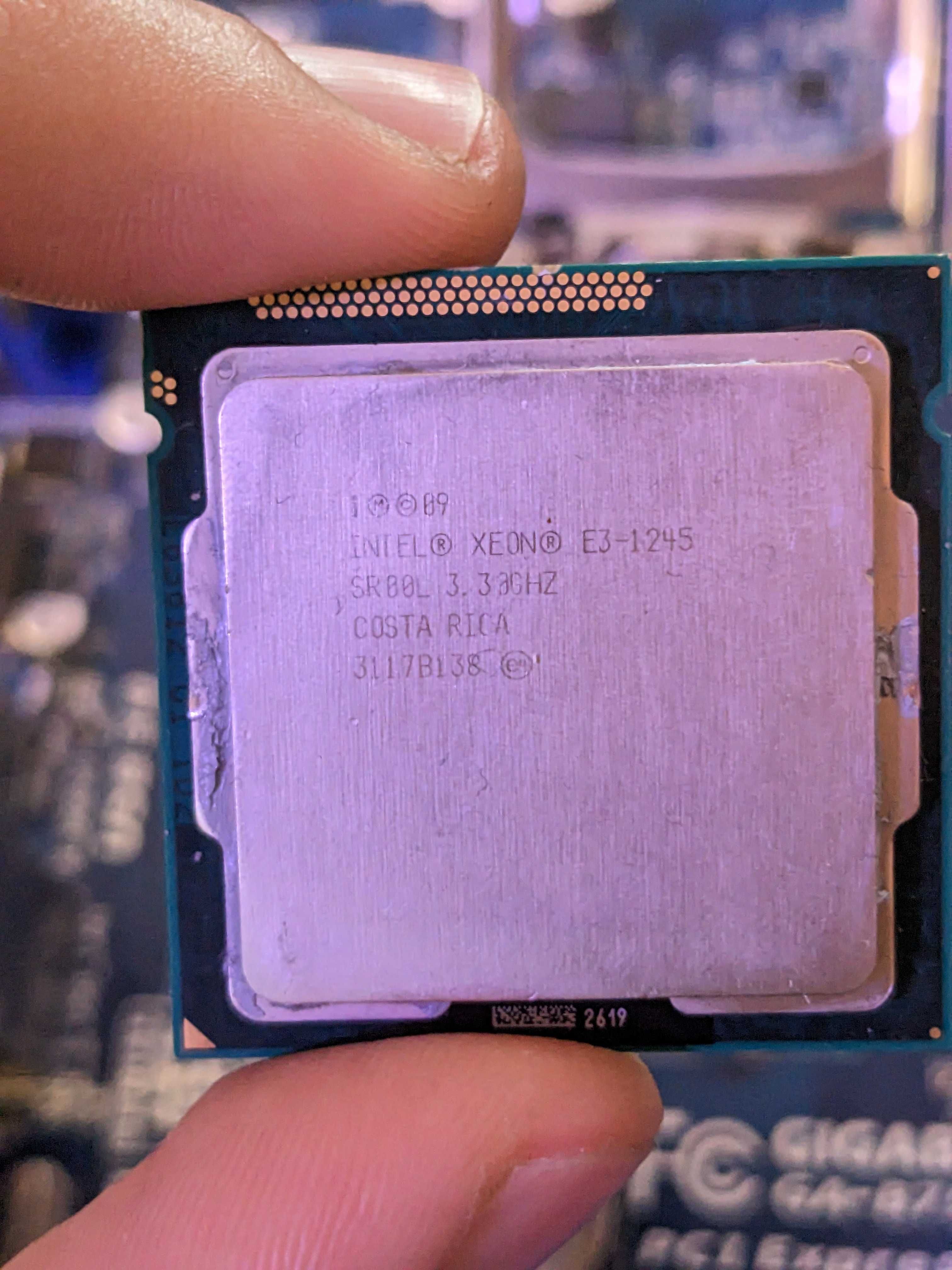 Intel Xeon E3-1245, e7400, socket 1155 GA-B75M-D2V, socket 775 G31D-M7