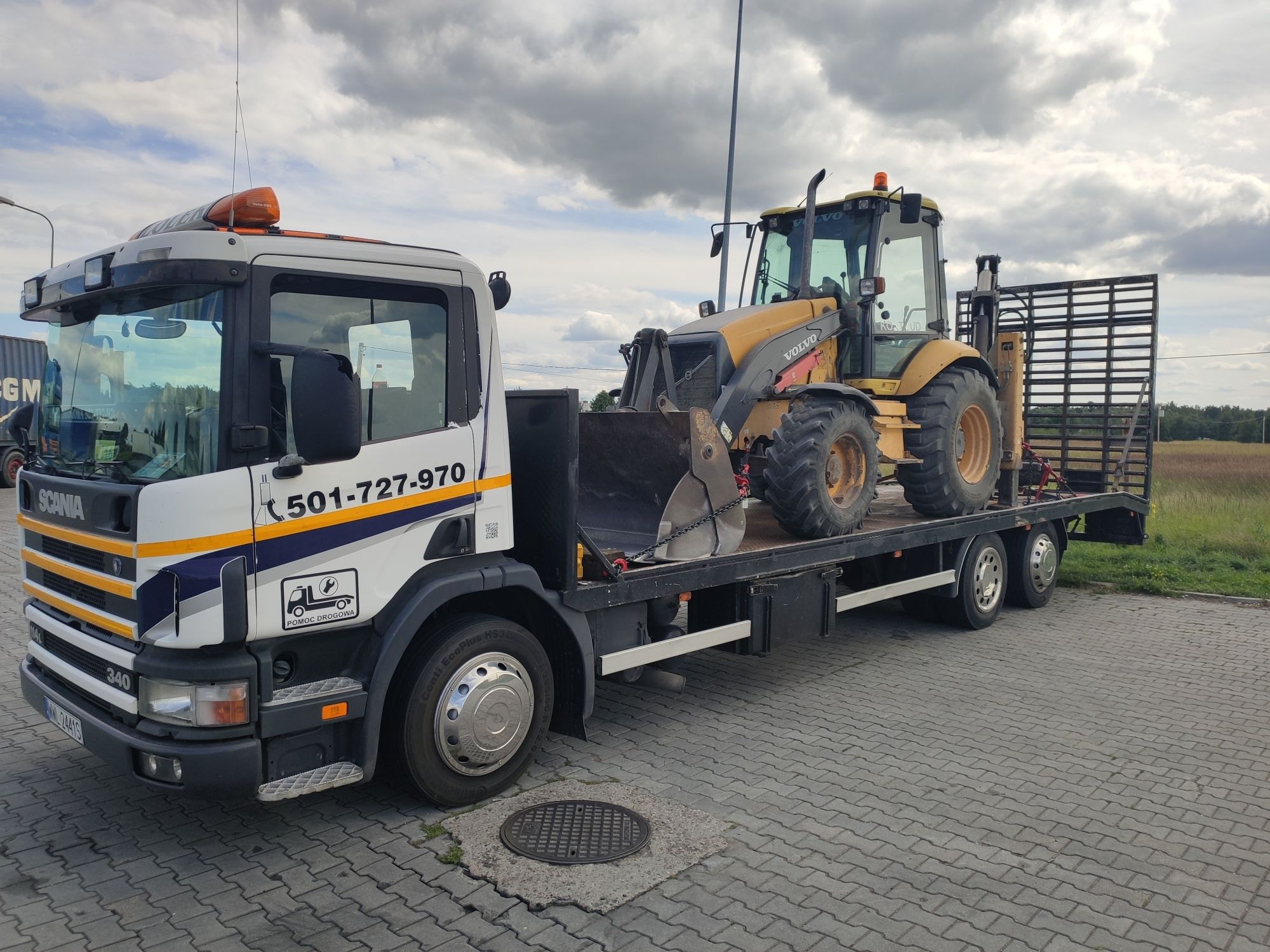 Usługi Transportowe Transport Maszyn "LOLEK" Pomoc drogowa Laweta