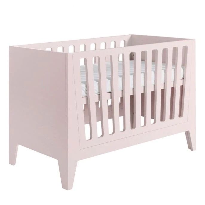 Kidsmill Nikki łóżko łóżeczko dla dziecka noworodka w kolorze różowym