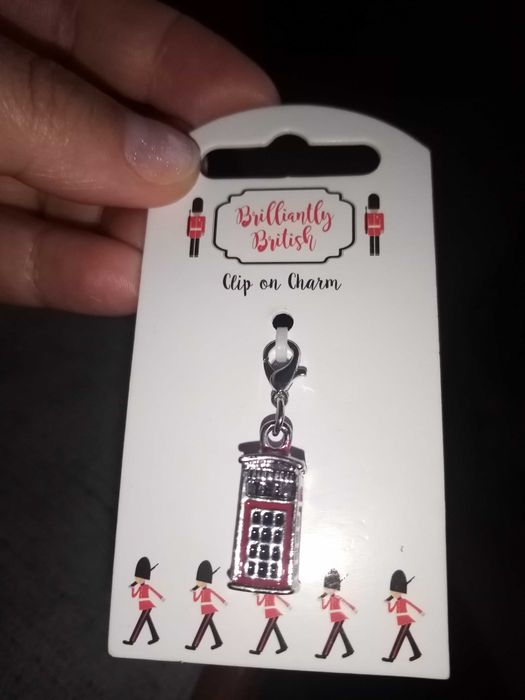 clip on charm Brilliantly British