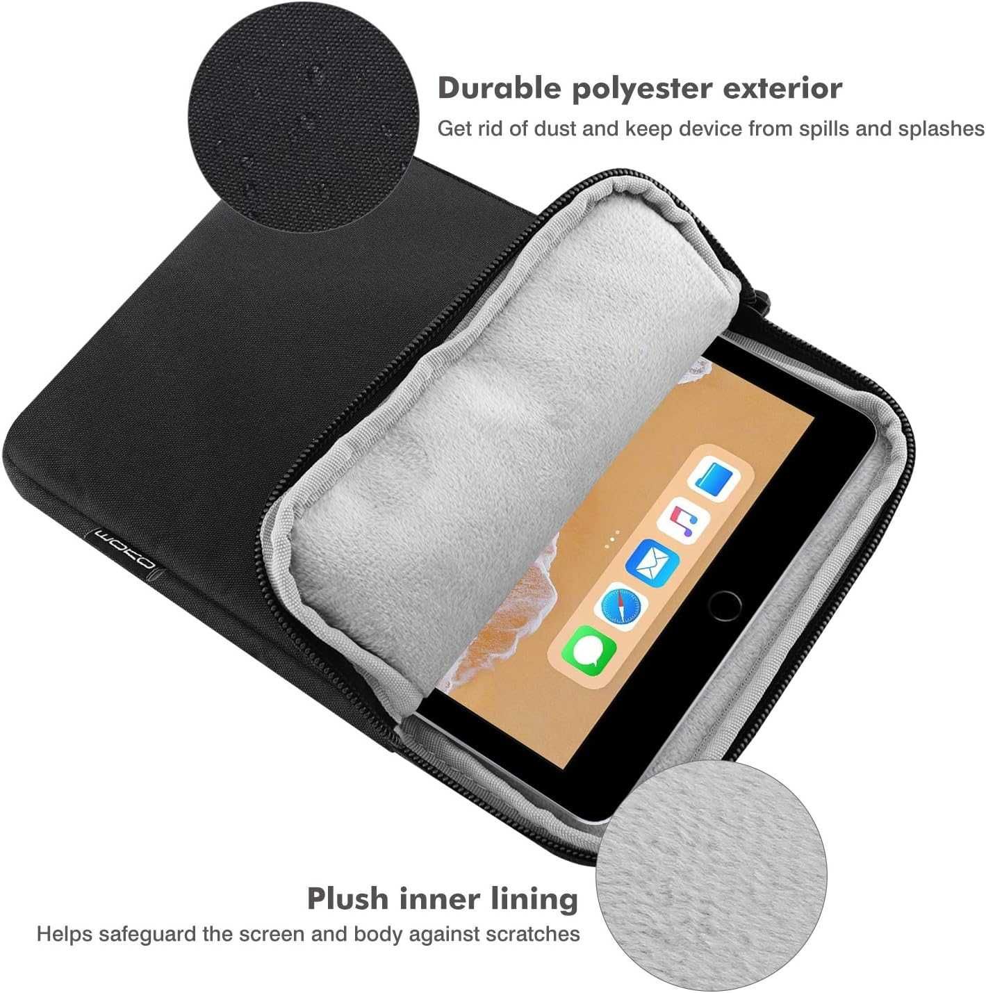 Etui na tablet 9-11" do 11-calowych iPadów Moko czarny