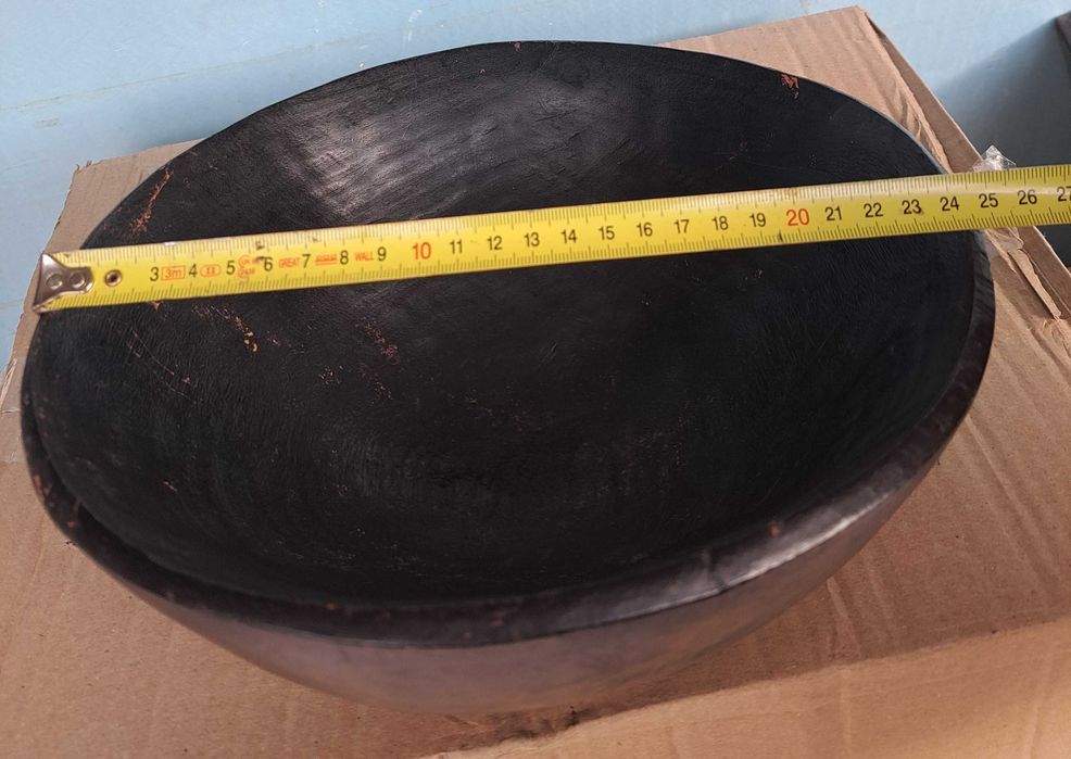 Taça antiga em madeira de Artesanato Africano