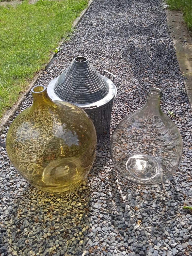 Butla na wino 2szt 25l i 40l