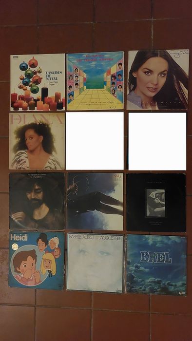 Coleção de vinis (discos de vinil)