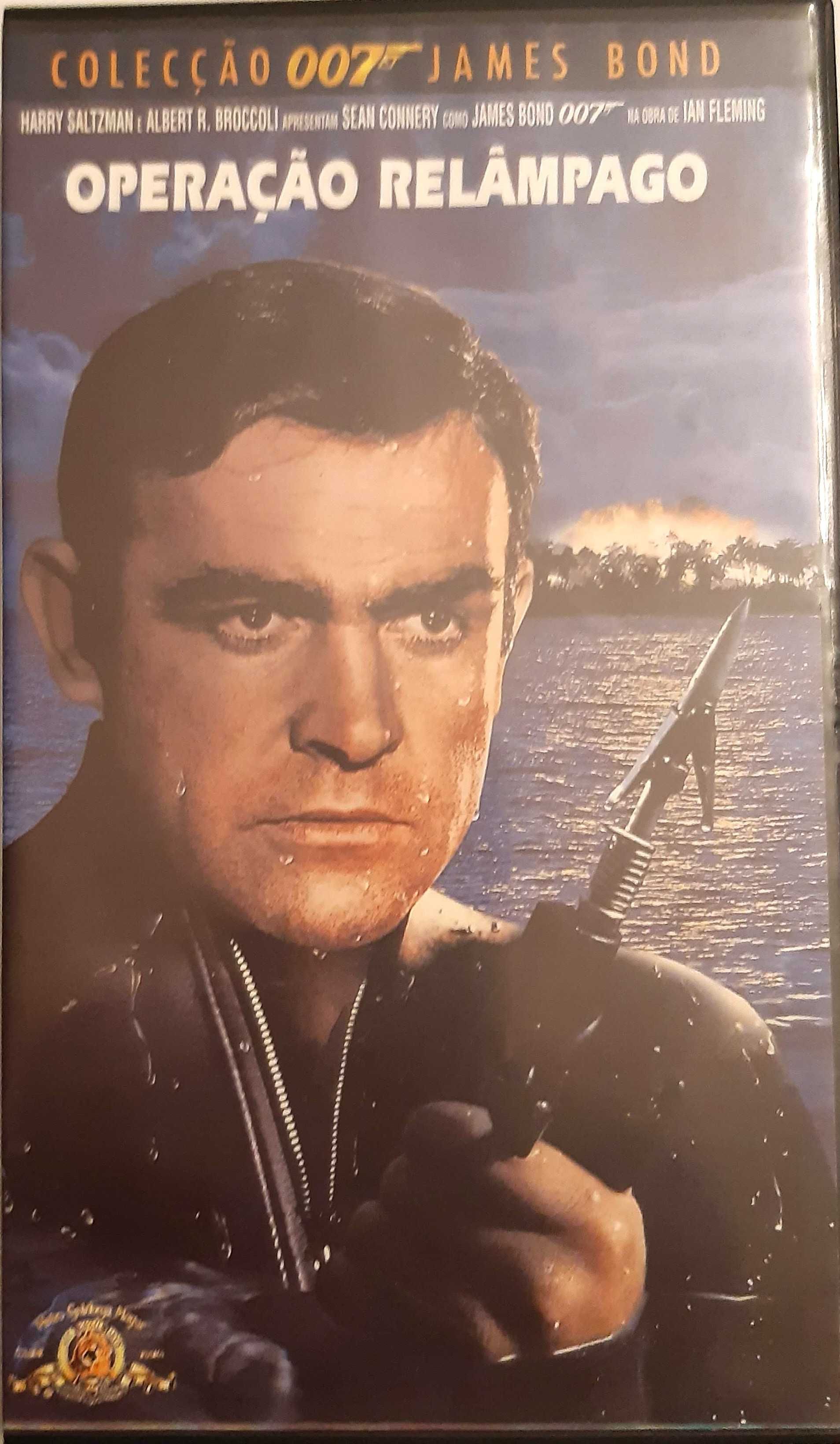 Coleção Exclusiva de 17 Filmes VHS do 007 - Como Nova!