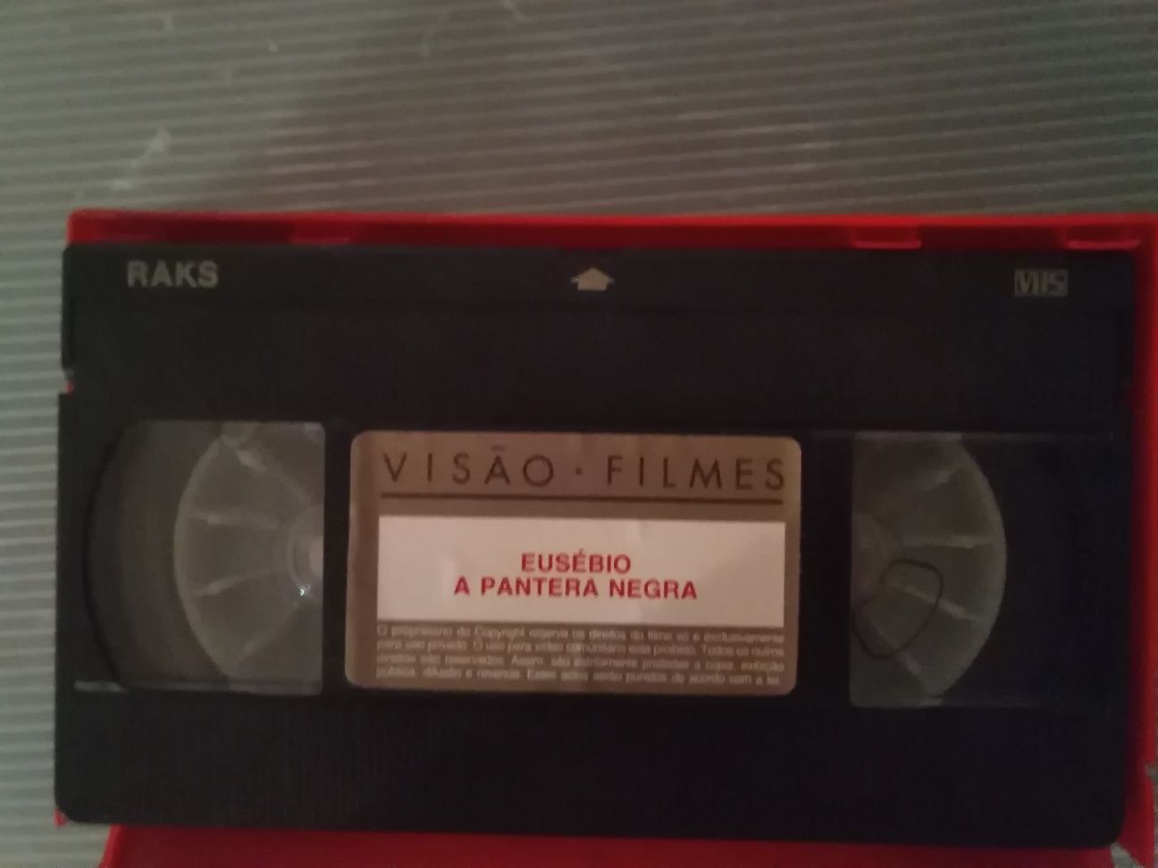 2 cassetes VHS Eusébio pantera negra