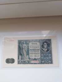 Polska 50 złotych 1941 rok banknot kolekcjonerski
