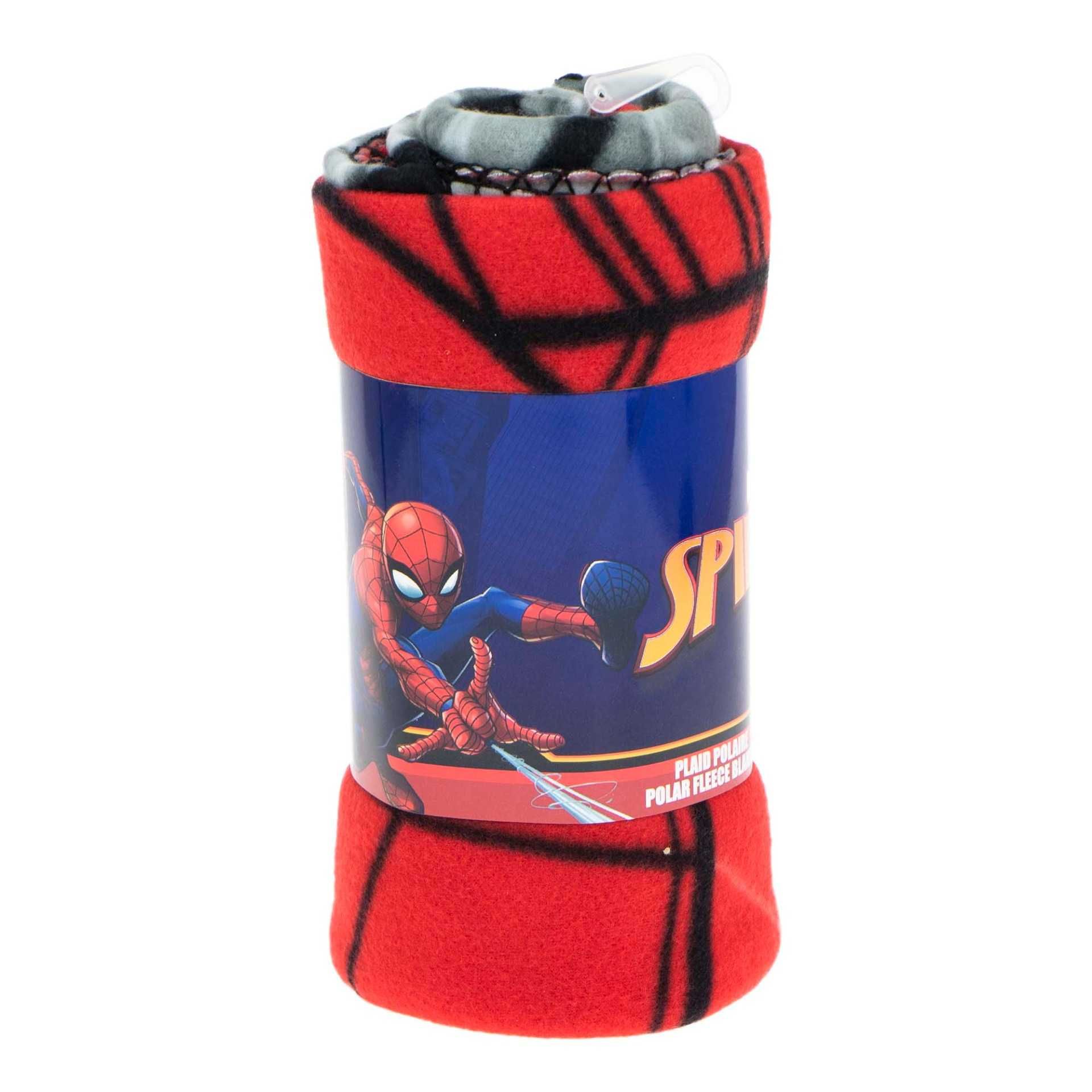 Детский флисовый плед Спайдермен Человек-Паук 100х150 для мальчика