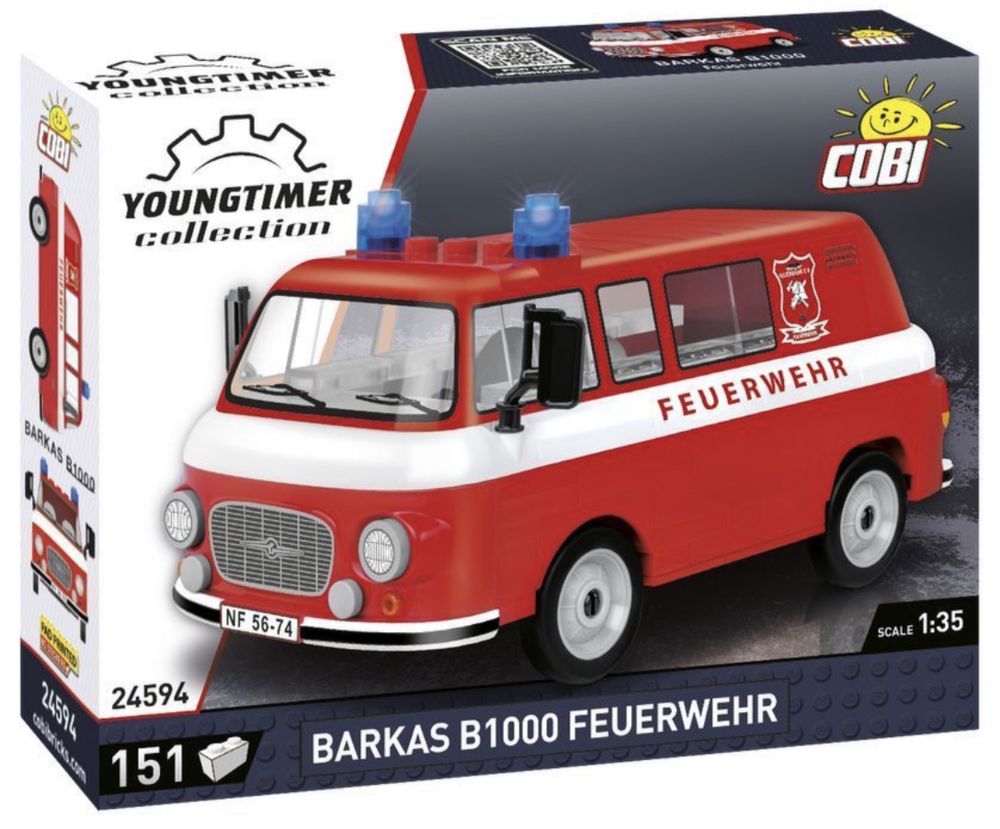 Klocki cobi 24594 Barkas B1000 Feuerwehr