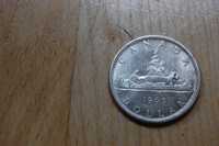 Kanada 1 dolar Srebro 1965