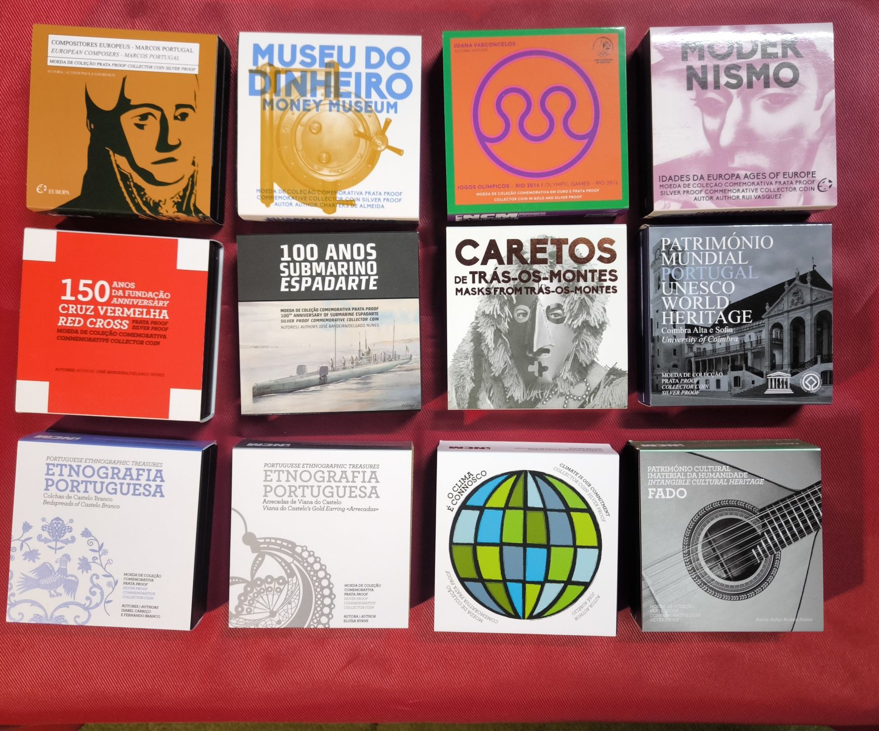 Moedas Prata proof