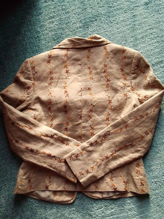 Marynarka i sukienka z lnu