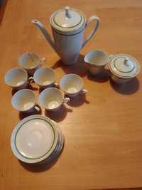 Porcelana Serwis do kawy i herbaty lata 60-te Ćmielów