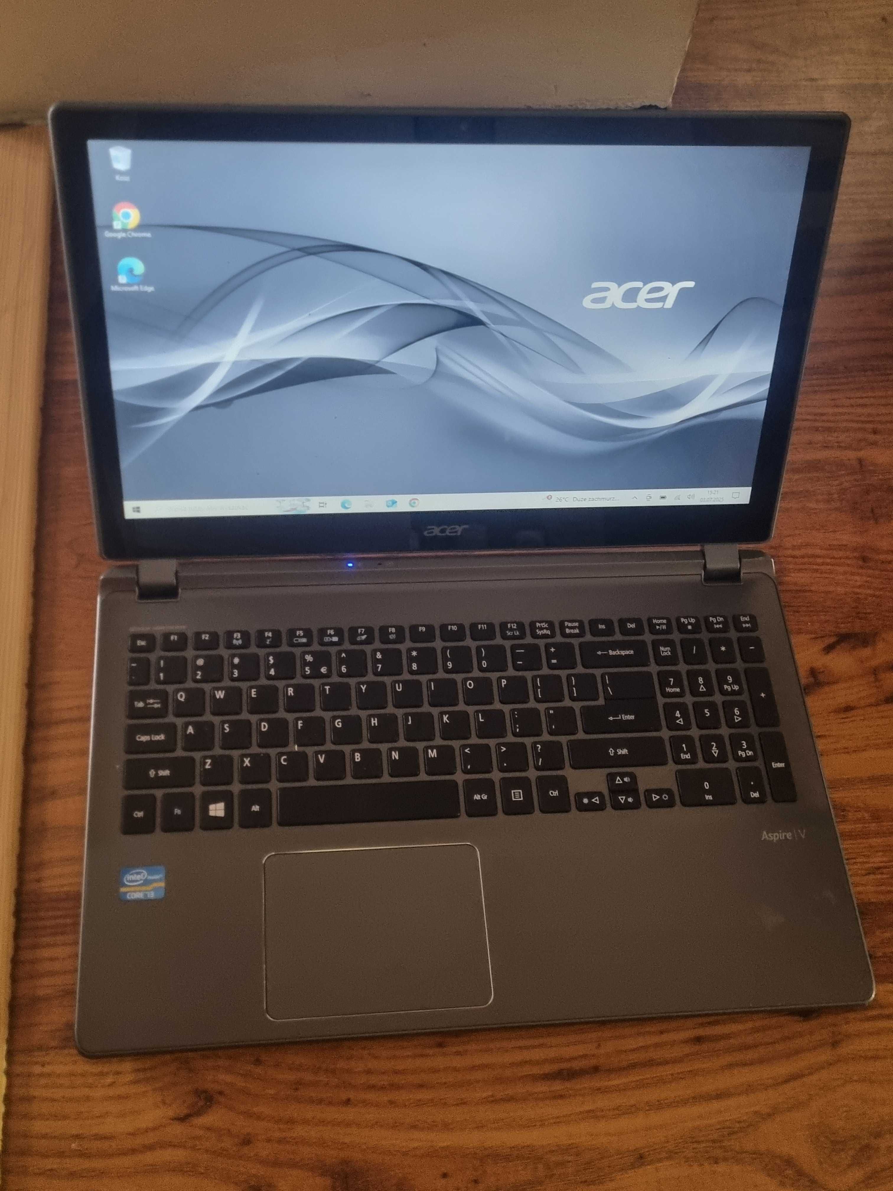 Laptop Acer Aspire V5 - 572P ZRK intel i3 8Gb Ram SSd128Gb