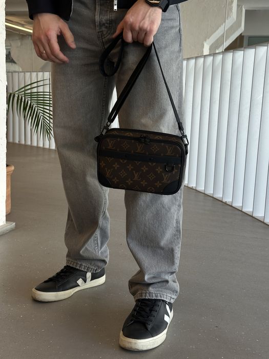 Чоловіча сумка Louis Vuitton мужская сумка барсетка мессенджер