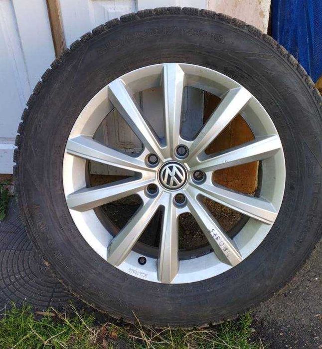 Комплект зимових коліс volkswagen 215/65r17 nokian