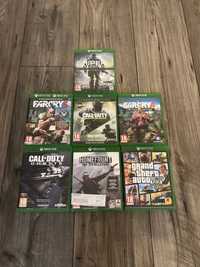 zestaw gier  XBOX ONE 7 szt GRY XBOX