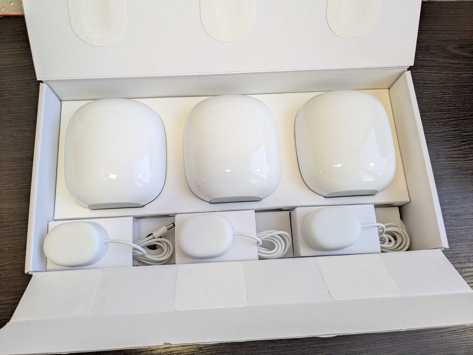 Google Nest Wifi Pro 3-PACK (Snow) WiFi 6E Mesh System AX5400 #12