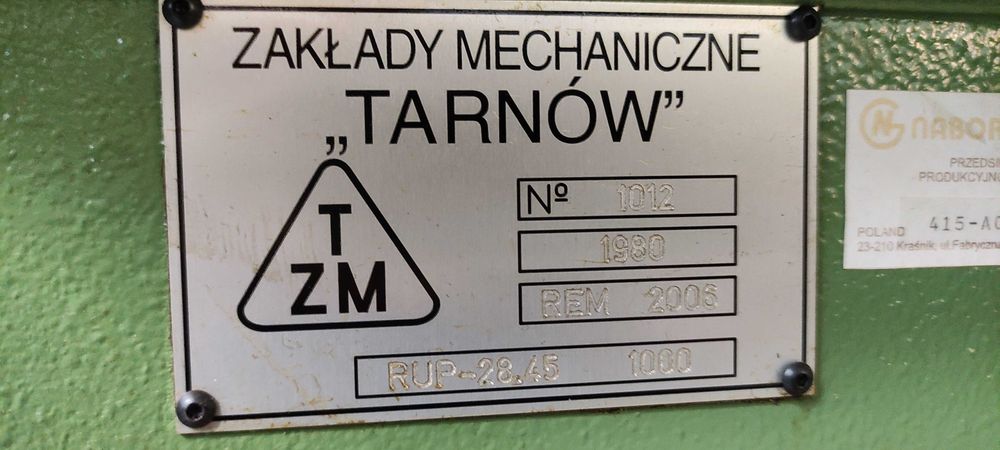 Szlifierka do wałków RUP 28/45